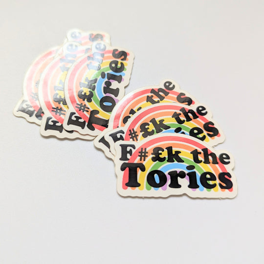 'F#£k the Tories' Sticker