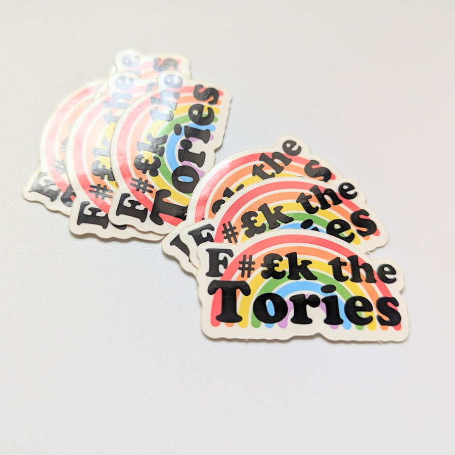 'F#£k the Tories' Sticker