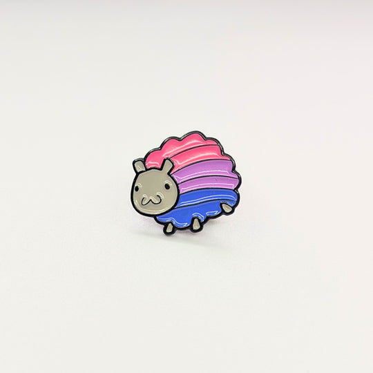 Bisexual Flag Sheep Enamel Pin Badge