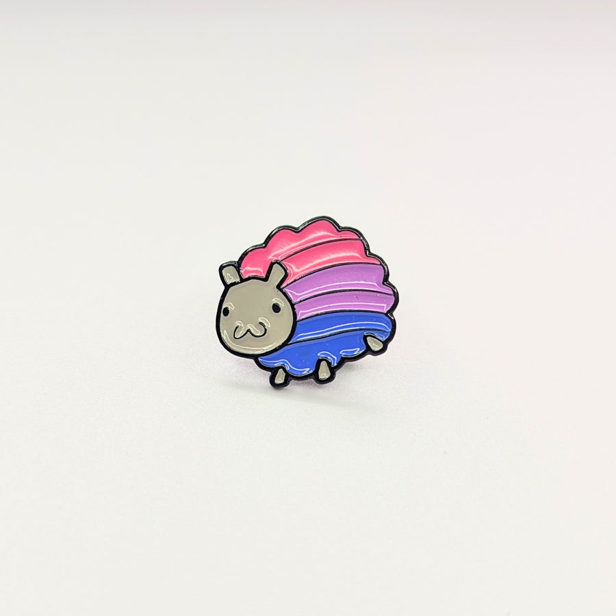Bisexual Flag Sheep Enamel Pin Badge