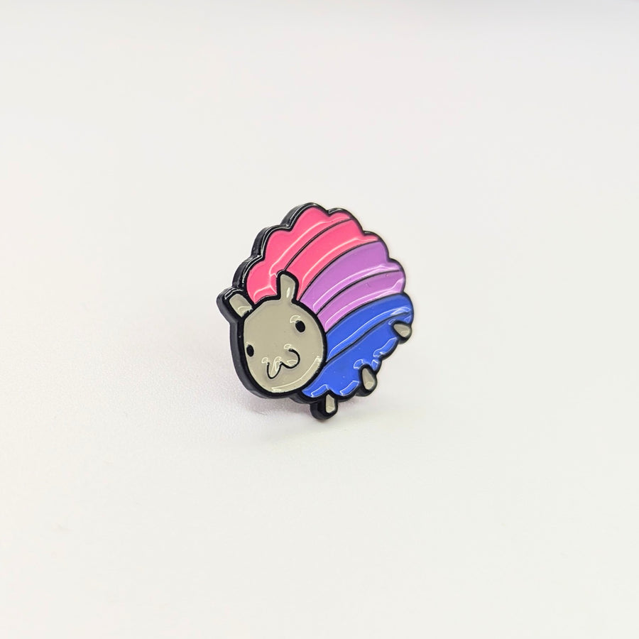 Bisexual Flag Sheep Enamel Pin Badge