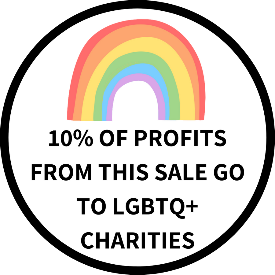 Rainbow LGBTQ+ PRIDE Gender Queer Heart Necklace