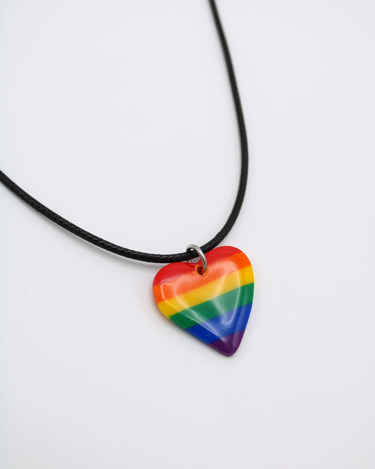 Rainbow Heart Necklace