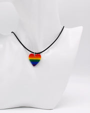 Rainbow Heart Necklace