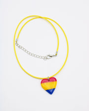 Pansexual Heart Necklace