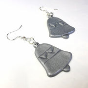 Silver Bell Earrings Christmas Jewellery