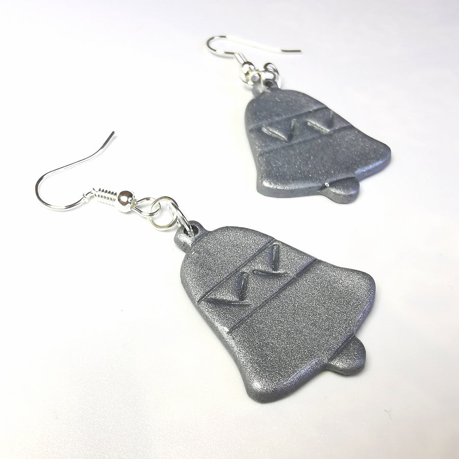 Silver Bell Earrings Christmas Jewellery