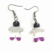 Asexual Flag People Earrings LGBTQ+ Jewellery