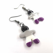 Asexual Flag People Earrings LGBTQ+ Jewellery