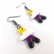 Non Binary Flag People Earrings LGBTQ+ Jewellery