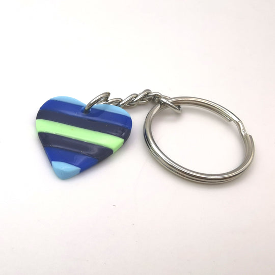 LGBTQ+ Boy Flux Keyring Queer Jewellery