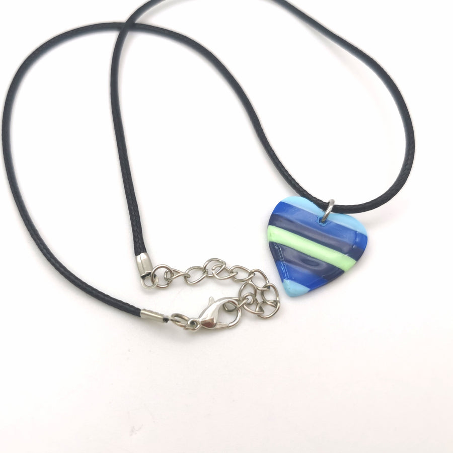 Rainbow LGBTQ+ PRIDE Boy Flux Heart Necklace