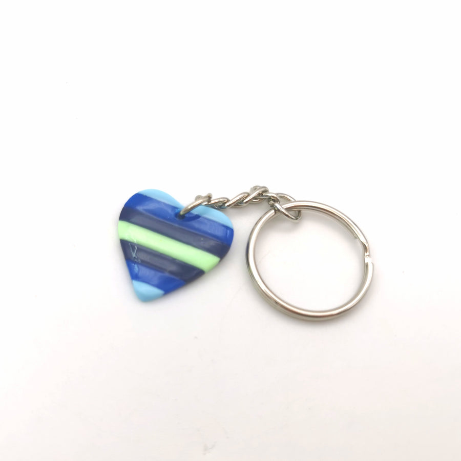 LGBTQ+ Boy Flux Keyring Queer Jewellery