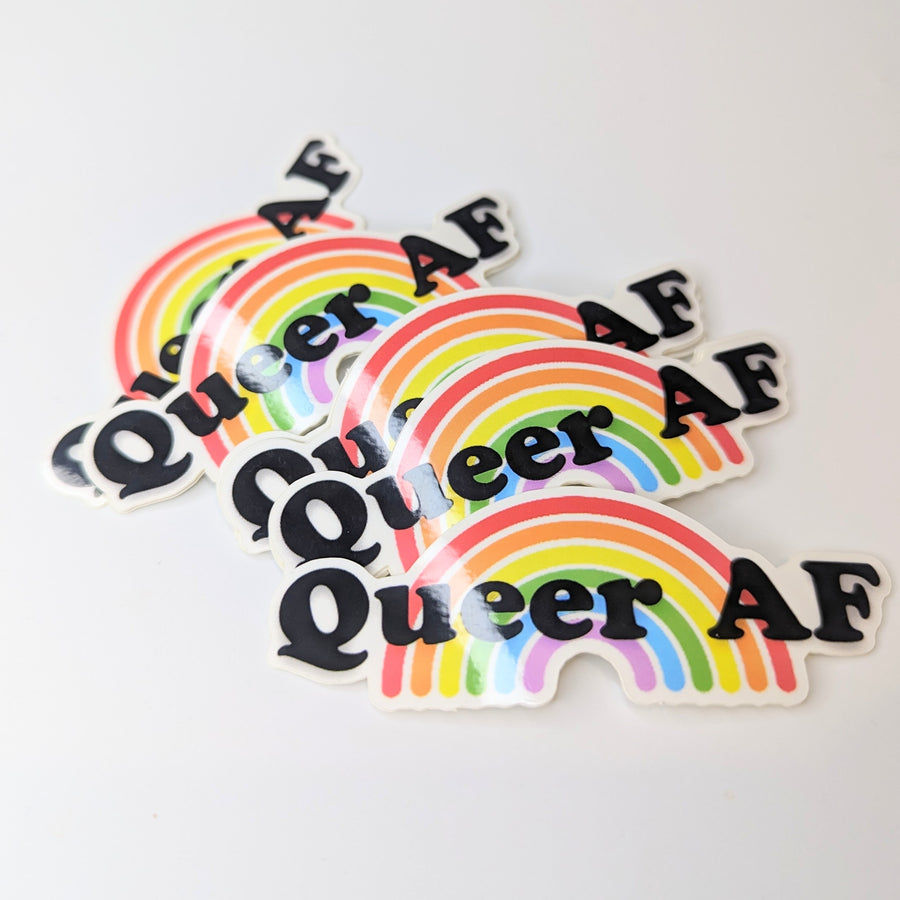 'Queer AF' Sticker