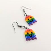 Cute Rainbow Ghost Earrings