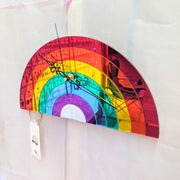 Mirrored Acrylic Rainbow Clock