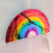 Mirrored Acrylic Rainbow Clock