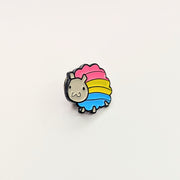 Pansexual Flag Sheep Enamel Pin Badge