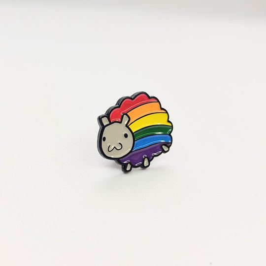 Rainbow Flag Sheep Enamel Pin Badge