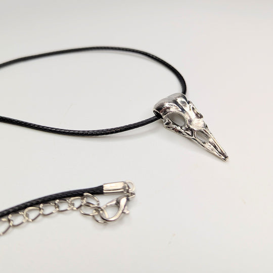 Bird Skull Charm Necklace