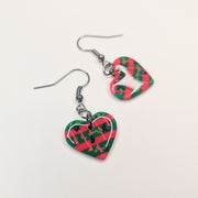 Nightmare on Elm Street Inspired Heart Drop Earrings