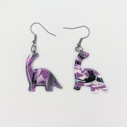 LGBTQ+ Pride Incognito Asexual Dinosaur Polymer Clay Earrings