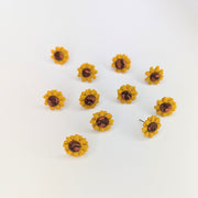 Cute Sunflower Stud Earrings