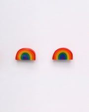 Pride Rainbow Studs, LGBTQ+ Queer Rainbow Earrings