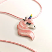 Pride Rainbow Unicorn Necklace, LGBTQ+ Queer Jewellery