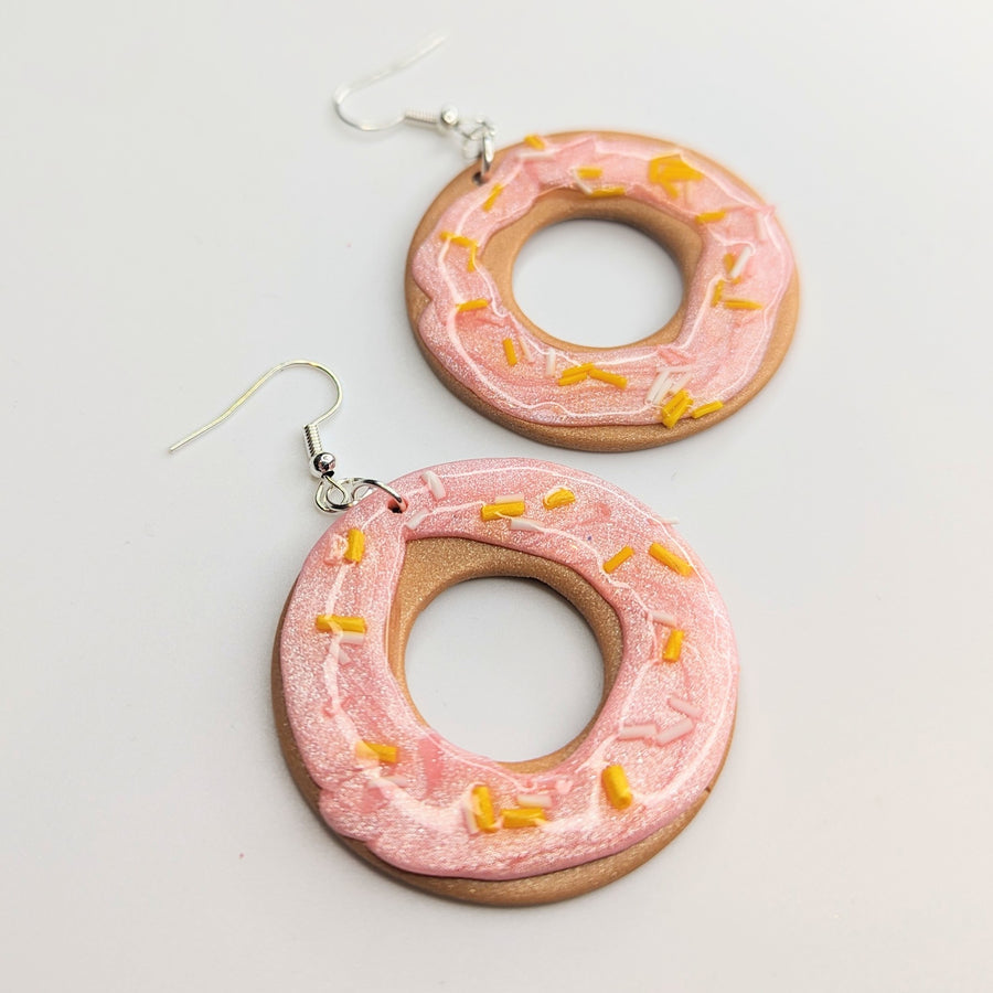 Oversized Iced Biscuit Earrings