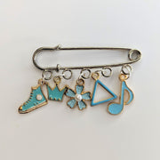 Kilt Pin Charm Brooch