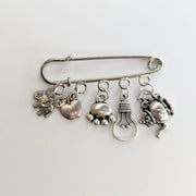 Kilt Pin Charm Brooch