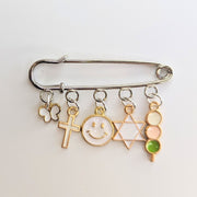 Kilt Pin Charm Brooch